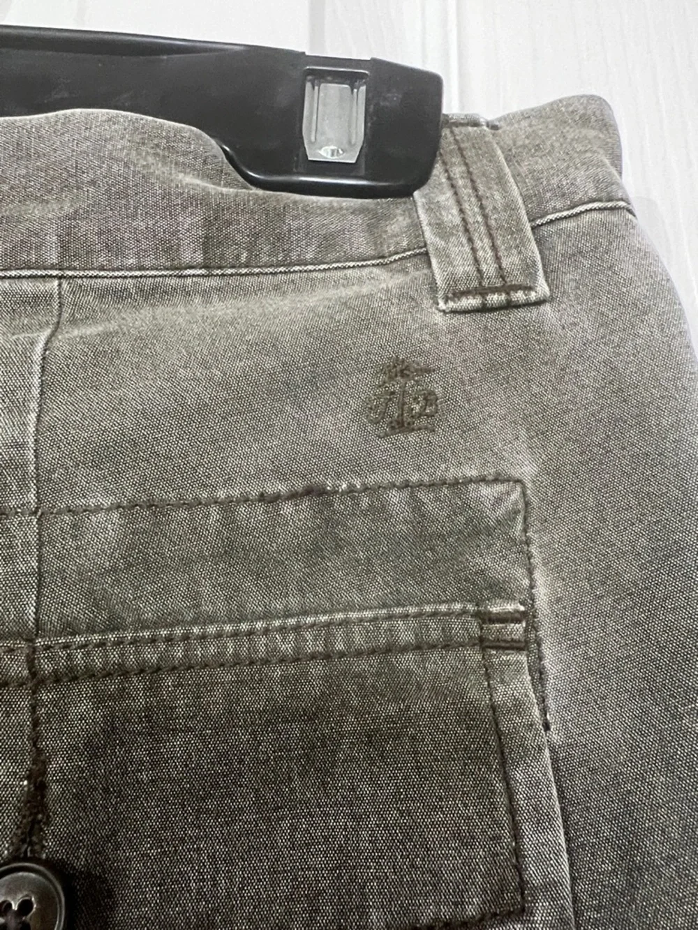 Tommy Bahama Men's 33 Olive Gray Casual Classic Silk Blend Shorts